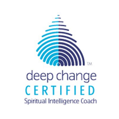 Deep Change spiritual intelligence SQ21 certified coach badge used in executive leadership coaching.